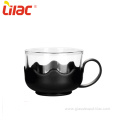 Lilac Free Sample transparent glass tea pot set